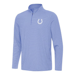 Indianapolis Colts Antigua Twine Quarter-Zip Jacket Royal/White | NFL