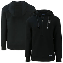 Kansas City Royals Cutter & Buck Roam Eco Recycled Half-Zip Pullover Hoodie - MLB