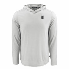 Kansas City Royals Cutter & Buck Coastline Epic Comfort Eco Recycled Long Sleeve Hoodie T-Shirt - MLB