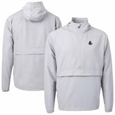 Boston Red Sox Cutter & Buck Charter Eco Recycled Anorak Half-Zip Hoodie Jacket - MLB