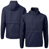 Boston Red Sox Cutter & Buck Charter Eco Recycled Anorak Half-Zip Hoodie Jacket - MLB