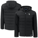 Chicago White Sox Cutter & Buck Evoke Hybrid Eco Softshell Recycled Full-Zip Jacket - MLB