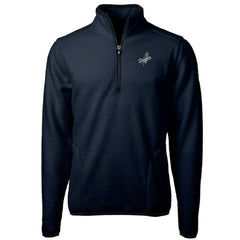 Los Angeles Dodgers Cutter & Buck Cascade Eco Fleece Quarter-Zip Jacket - MLB