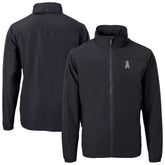 Los Angeles Angels Cutter & Buck Charter Eco Recycled Full-Zip Hoodie Jacket - MLB