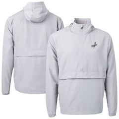 Los Angeles Dodgers Cutter & Buck Charter Eco Recycled Anorak Half-Zip Hoodie Jacket - MLB