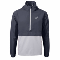 Los Angeles Dodgers Cutter & Buck Charter Eco Recycled Anorak Half-Zip Hoodie Jacket - MLB