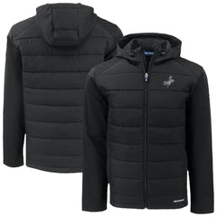 Los Angeles Dodgers Cutter & Buck Evoke Hybrid Eco Softshell Recycled Full-Zip Hooded Jacket - MLB