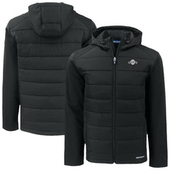 San Francisco Giants Cutter & Buck Evoke Hybrid Eco Softshell Recycled Full-Zip Hooded Jacket - MLB