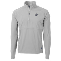 Los Angeles Dodgers Cutter & Buck Adapt Eco Hybrid Raglan DryTec Quarter-Zip Jacket - MLB