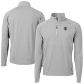Minnesota Twins Cutter & Buck Adapt Eco Hybrid Raglan DryTec Quarter-Zip Jacket - MLB