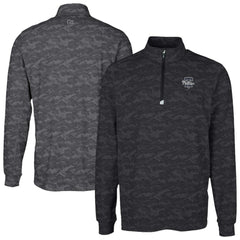 Philadelphia Phillies Cutter & Buck Traverse Eco Camo Tri-Blend DryTec Quarter-Zip Top - MLB