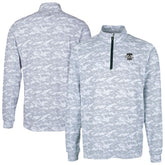 Philadelphia Phillies Cutter & Buck Traverse Eco Camo Tri-Blend DryTec Quarter-Zip Top - MLB