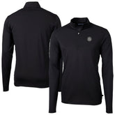 Seattle Mariners Cutter & Buck Virtue Eco Pique Quarter-Zip Jacket - MLB