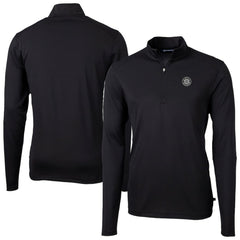 Seattle Mariners Cutter & Buck Virtue Eco Pique Quarter-Zip Jacket - MLB