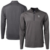 San Diego Padres Cutter & Buck Virtue Eco Pique Micro Stripe Quarter-Zip Jacket - MLB