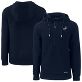 Los Angeles Dodgers Cutter & Buck Roam Eco Recycled Tri-Blend Half-Zip Hoodie - MLB