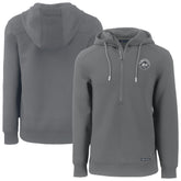 New York Mets Cutter & Buck Roam Eco Recycled Tri-Blend Half-Zip Hoodie - MLB