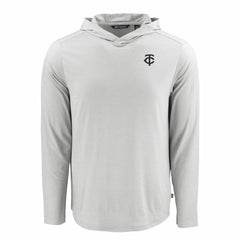 Minnesota Twins Cutter & Buck Coastline Epic Comfort Eco Recycled Hoodie T-Shirt - MLB