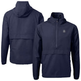 Seattle Mariners Cutter & Buck Charter Eco Recycled Anorak Half-Zip Hoodie Jacket - MLB