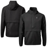 Texas Rangers Cutter & Buck Charter Eco Recycled Anorak Half-Zip Hoodie Jacket - MLB
