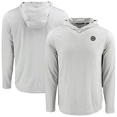 Washington Nationals Cutter & Buck Coastline Epic Comfort Eco Recycled Long Sleeve Hoodie T-Shirt - MLB
