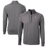 Colorado Rockies Cutter & Buck Big & Tall Adapt Eco Raglan Quarter-Zip Jacket - MLB