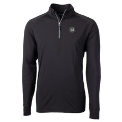 Chicago Cubs Cutter & Buck Big & Tall Adapt Eco DryTec Raglan Quarter-Zip Jacket - MLB