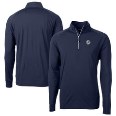 New York Yankees Cutter & Buck Big & Tall Adapt Eco DryTec Raglan Quarter-Zip Jacket - MLB