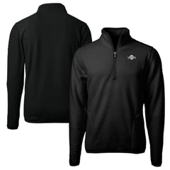 San Francisco Giants Cutter & Buck Big & Tall Cascade Eco Fleece Quarter-Zip Jacket - MLB