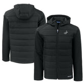 Los Angeles Dodgers Cutter & Buck Big & Tall Evoke Hybrid Eco Softshell Recycled Full-Zip Hooded PrimaLoft Jacket - MLB