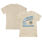 Argentina National Team 1863FC 16-Time Copa America Champions T-Shirt Cream - FIFA World CUP