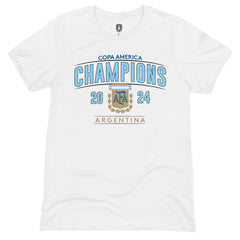 Argentina National Team 1863FC 2024 Copa America Champions T-Shirt White - FIFA World CUP