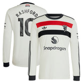 Marcus Rashford Manchester United Originals 2024/25 Third Replica Long Sleeve Jersey Cream | Adidas online