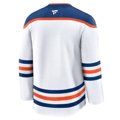 Edmonton Oilers Fanatics Away Premium Jersey - White - NHL