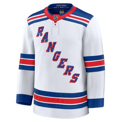 New York Rangers Fanatics Away Premium Jersey - White - NHL