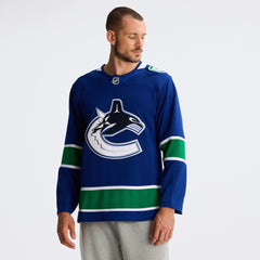Vancouver Canucks Fanatics Home Premium Jersey - Blue - NHL