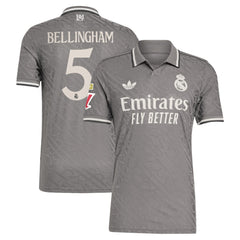 Jude Bellingham Real Madrid Originals 2024/25 Third Player Jersey Charcoal | Adidas cheap