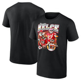 Travis Kelce Kansas City Chiefs Notorious Player Graphic T-Shirt Black | Fanatics