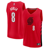 Deni Avdija Portland Trail Blazers Fast Break Player Jersey Statement Edition Red - NBA