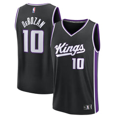 DeMar DeRozan Sacramento Kings Fast Break Replica Player Jersey Icon Edition Black - NBA