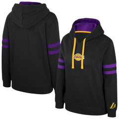 Los Angeles Lakers Stadium Essentials Women's Road Game Pullover Hoodie Black - NBA