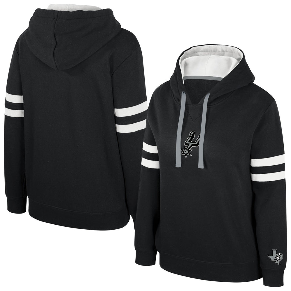 San Antonio Spurs Stadium Essentials Women's Road Game Pullover Hoodie Black - NBA