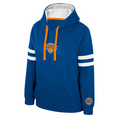 New York Knicks Stadium Essentials Women's Road Game Pullover Hoodie Blue - NBA