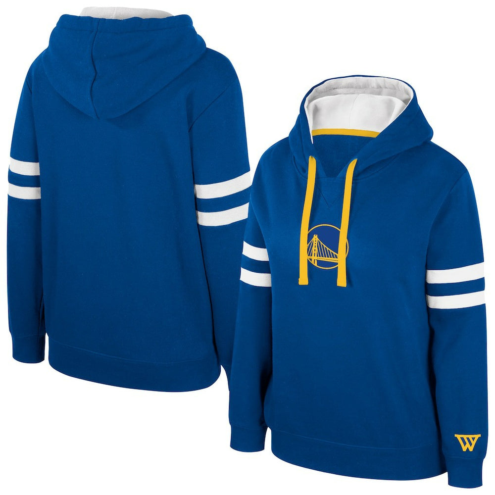 Golden State Warriors Stadium Essentials Women's Road Game Pullover Hoodie Royal - NBA
