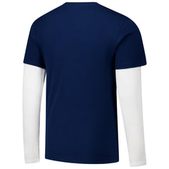Minnesota Timberwolves Stadium Essentials Unisex Spectator Twofer Long Sleeve T-Shirt Navy - NBA