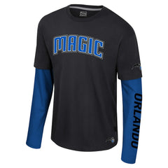 Orlando Magic Stadium Essentials Unisex Spectator 2fer Long Sleeve T-Shirt Black - NBA