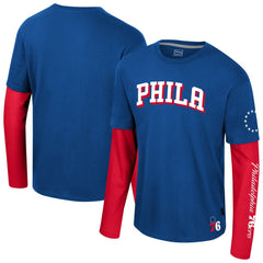 Philadelphia 76ers Stadium Essentials Unisex Spectator 2fer Long Sleeve T-Shirt Royal - NBA