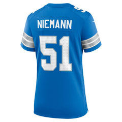 Ben Niemann Detroit Lions Women's Team Game Jersey Blue | Nike for Sale