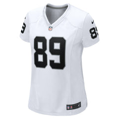 Brock Bowers Las Vegas Raiders Women's Game Jersey White | Nike for Sale