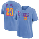 Kris Bryant Colorado Rockies Nike Youth Fuse City Connect Name & Number T-Shirt - MLB